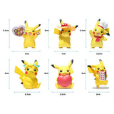 Pokemon Anime Action Figures Pikachu Toys Model Charmander Psyduck Squirtle Jigglypuff Bulbasaur Kawaii Collect Dolls Kids Gift