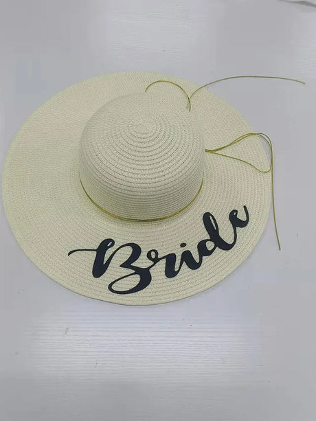 Customized Beach Hat Floppy Beach Hats Customized Bride Hats Personalized Beach Hat Mrs. Beach Hat Bridesmaid Gift Bridal Summer