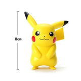 Pokemon Anime Action Figures Pikachu Toys Model Charmander Psyduck Squirtle Jigglypuff Bulbasaur Kawaii Collect Dolls Kids Gift