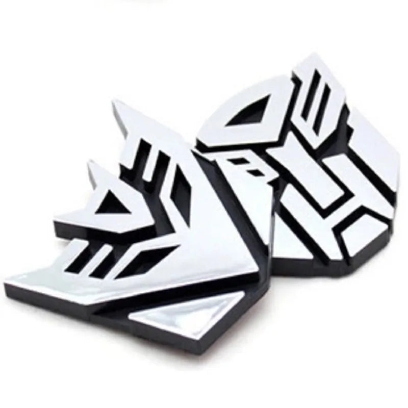 Car 3D Car Stickers Transformer Badge Decepticon Emblem Tail Decal Cool Autobots Logo Car Styling Motorcycle Car Accessories