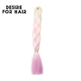 Desire for Hair 5Packs Synthetic Braiding Hair Christmas Colors Mix Tinsel Glitter Green Synthetic Hair Extensions Jumbo Braids