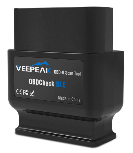 Veepeak OBDCheck BLE OBD2 Bluetooth Scanner Auto OBD II Diagnostic Scan Tool for iOS & Android, BT4.0 Car Check Engine