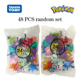 Pokemon Mini Figures 2-3CM  Anime Action Pikachu 24-144 Not Repeating Model Toy Kid Collect Dolls Birthday Gift Give Pokémon Bag