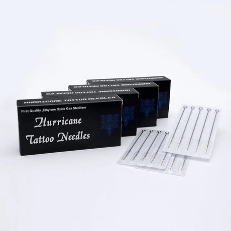 #12RL 0.35mm Tattoo Needles 150pcs Professional Hurricane Tattoo Needles Disposable Sterile Round Liner Needles For Artists