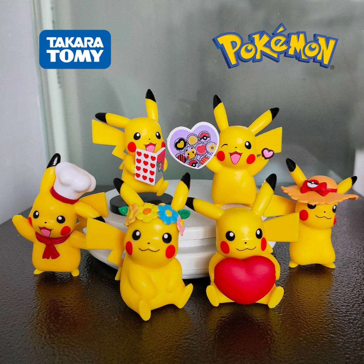 Pokemon Anime Action Figures Pikachu Toys Model Charmander Psyduck Squirtle Jigglypuff Bulbasaur Kawaii Collect Dolls Kids Gift