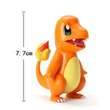 Pokemon Anime Action Figures Pikachu Toys Model Charmander Psyduck Squirtle Jigglypuff Bulbasaur Kawaii Collect Dolls Kids Gift