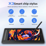 XPPen Artist 16 Graphic Tablet Monitor Drawing Pen Display 127% sRGB X3-powered Stylus 10 Keys Tilt Support Windows Mac Android