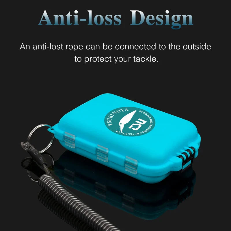 TSURINOYA 10 Compartments Fishing Tackle Boxes Lure Hooks Storage Case Mini Fishing Accessories Box With Independent Space