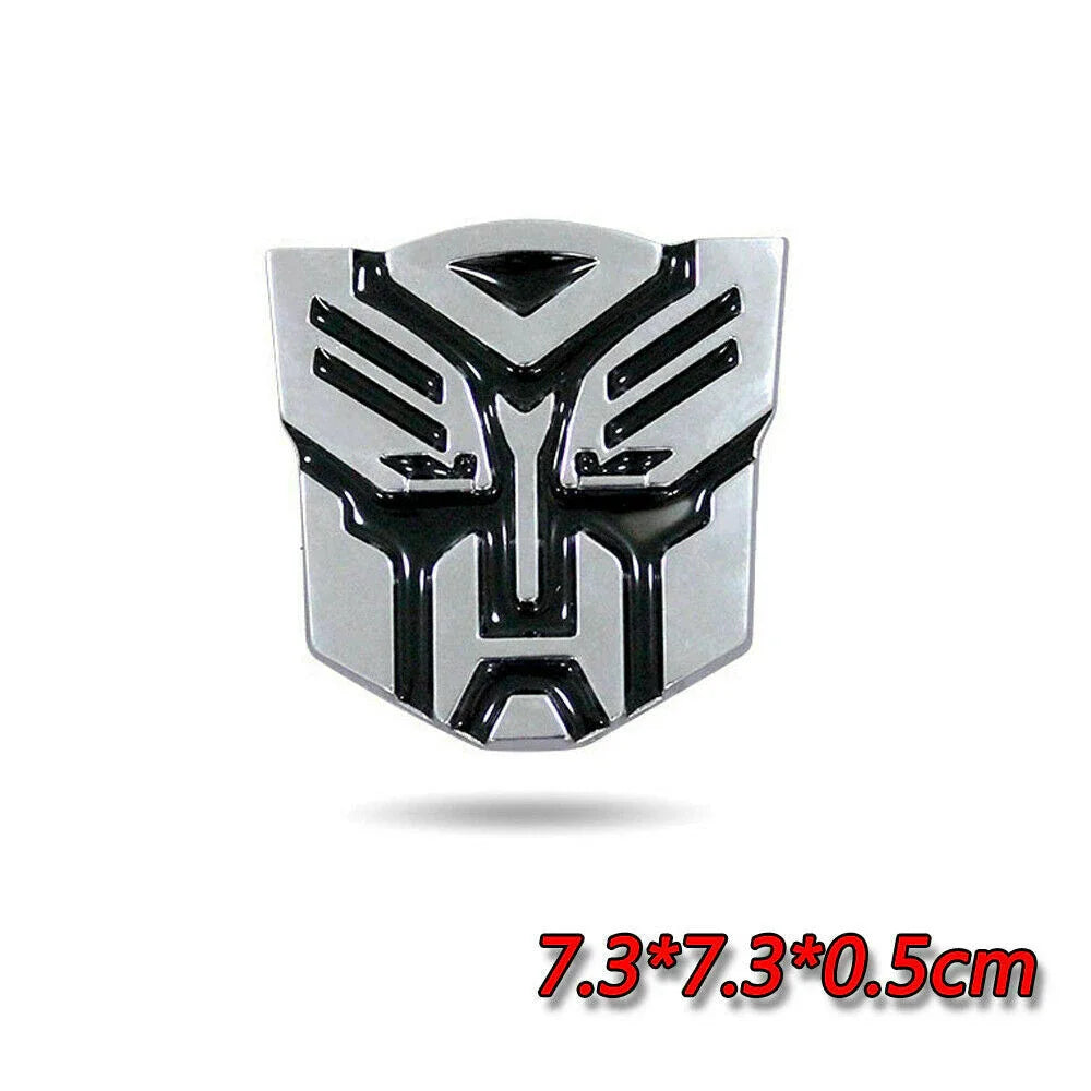 Car 3D Car Stickers Transformer Badge Decepticon Emblem Tail Decal Cool Autobots Logo Car Styling Motorcycle Car Accessories