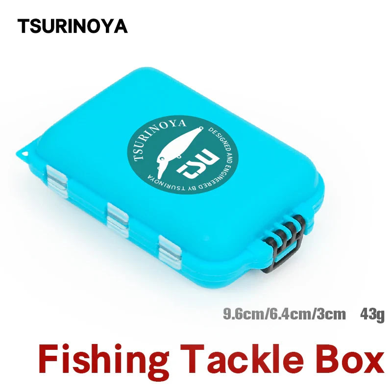 TSURINOYA 10 Compartments Fishing Tackle Boxes Lure Hooks Storage Case Mini Fishing Accessories Box With Independent Space