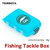 TSURINOYA 10 Compartments Fishing Tackle Boxes Lure Hooks Storage Case Mini Fishing Accessories Box With Independent Space