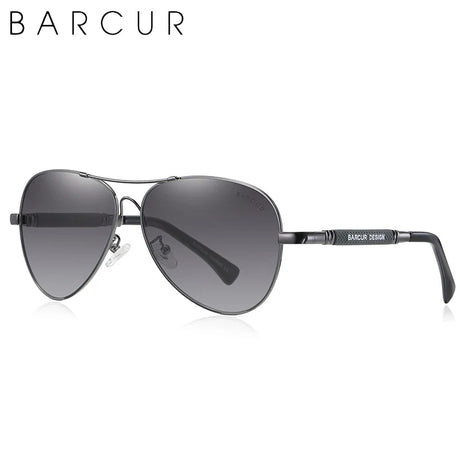 BARCUR Original Men Sunglasses Polarized Anti Blue Light Protect Men's Sun Glasses Women Pilot UV400 Eyewear