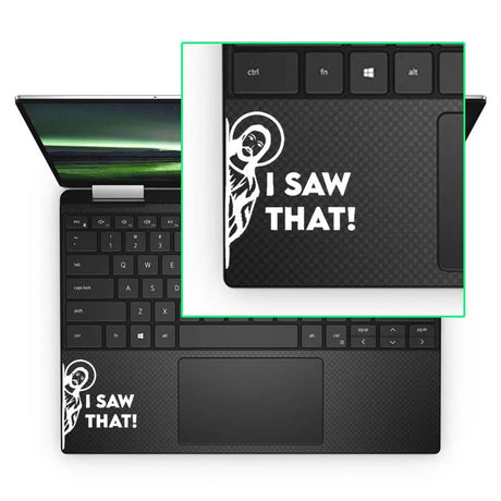 Jesus I Saw That Humor Laptop Sticker for Macbook Pro 14 Air Retina 13 15 inch Mac Trackpad Decal Tablet PC Notebook Skin Decor