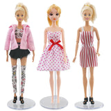 10 PCS Stands For 1/6 Dolls Transparent Support Barbie Stand 30cm Figure Display Holder High Quality Children Toys Accessories