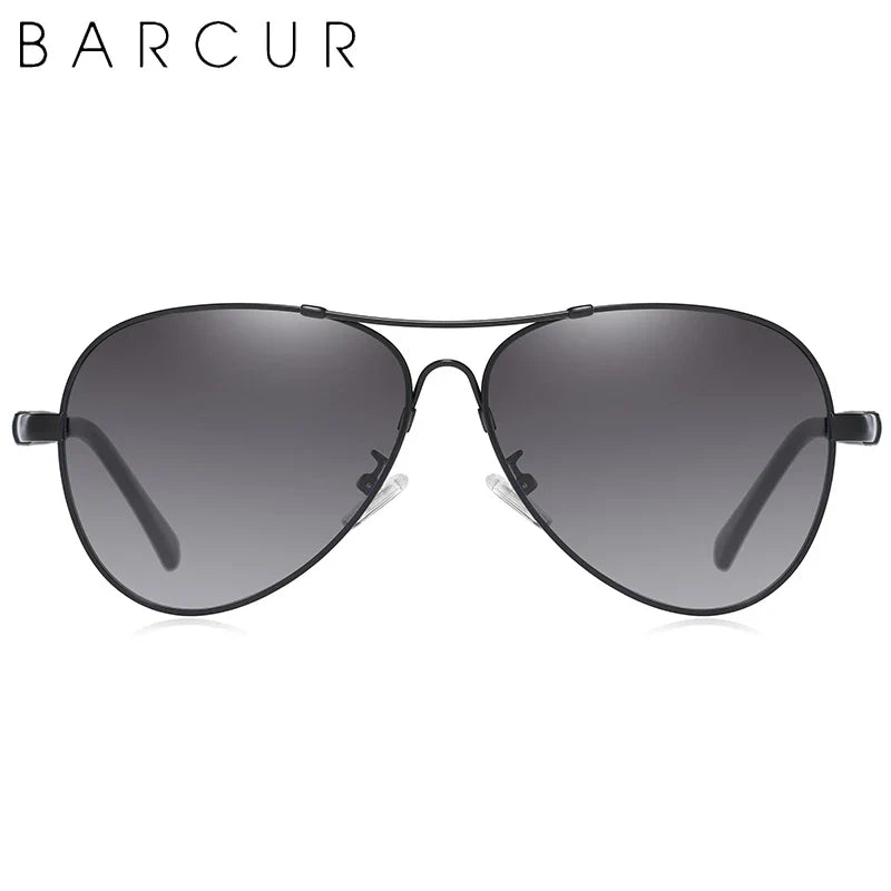 BARCUR Original Men Sunglasses Polarized Anti Blue Light Protect Men's Sun Glasses Women Pilot UV400 Eyewear