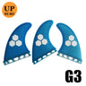 UPSURF FUTURE Surfboard Fins S/M/L Surf Fins Single Tabs Thruster Swim Fins Honeycomb Quilla Surf Board Fins For Sup Accessories