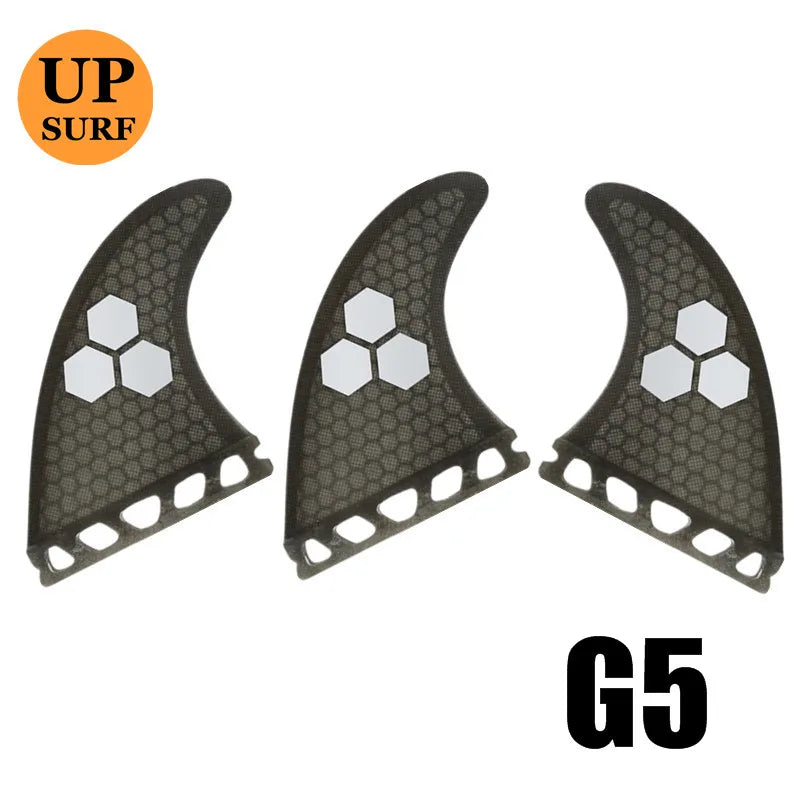 UPSURF FUTURE Surfboard Fins S/M/L Surf Fins Single Tabs Thruster Swim Fins Honeycomb Quilla Surf Board Fins For Sup Accessories