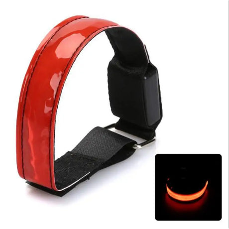 USB Charging LED Luminous Night Running Armband Bracelet Outdoor Sports Reflective Safety Belt Bicycle Cycling Luminous Arm Band