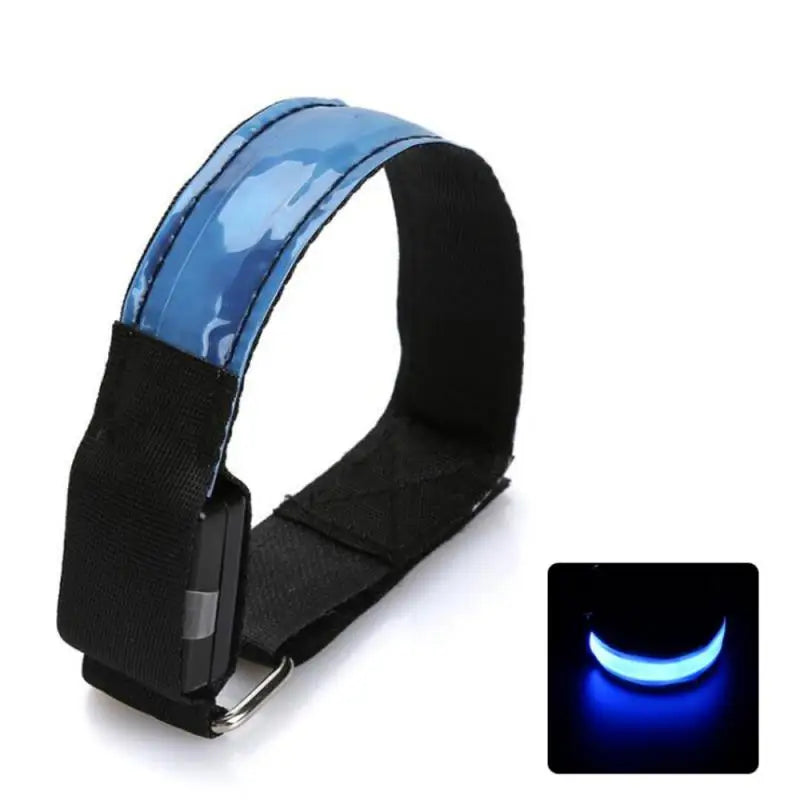 USB Charging LED Luminous Night Running Armband Bracelet Outdoor Sports Reflective Safety Belt Bicycle Cycling Luminous Arm Band