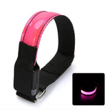 USB Charging LED Luminous Night Running Armband Bracelet Outdoor Sports Reflective Safety Belt Bicycle Cycling Luminous Arm Band