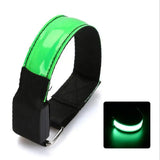 USB Charging LED Luminous Night Running Armband Bracelet Outdoor Sports Reflective Safety Belt Bicycle Cycling Luminous Arm Band