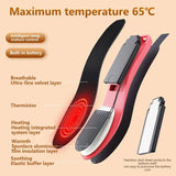 USB Heated Shoe Insoles for Feet Warm Sock Pad Mat 3500mAh Battery Rechargeable Foot Warmer Washable Thermal Insoles