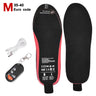 USB Heated Shoes Insoles Rechargeable Electric Feet Warmer Winter Outdoor Remote Control Heating Insoles Foot Warming Shoes Pad