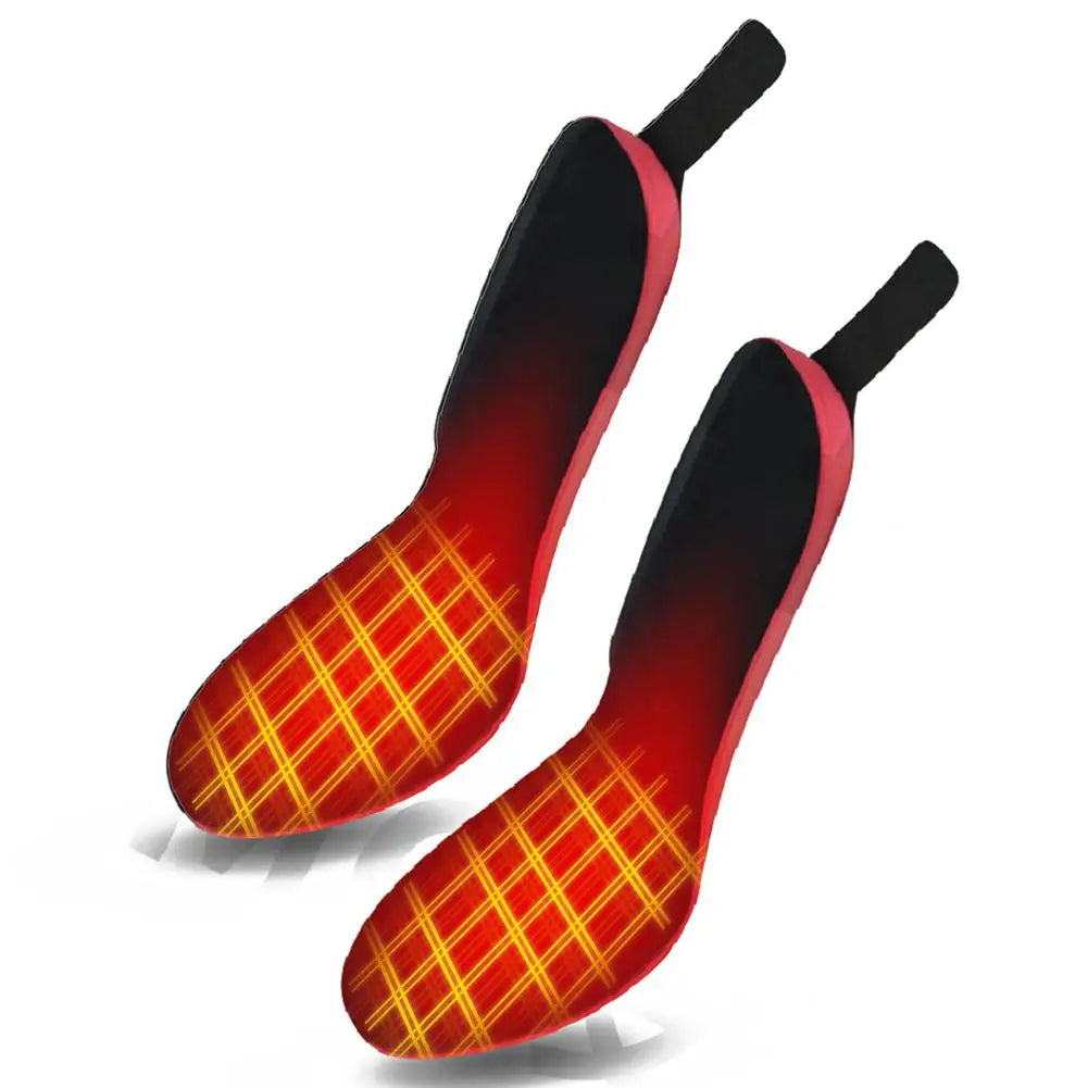 USB Heated Shoes Insoles Rechargeable Electric Feet Warmer Winter Outdoor Remote Control Heating Insoles Foot Warming Shoes Pad