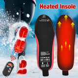 USB Heated Shoes Insoles Rechargeable Electric Feet Warmer Winter Outdoor Remote Control Heating Insoles Foot Warming Shoes Pad