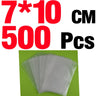 MNFT 500Pcs/lot 7*15cm PVA Water Soluble Bags For Carp Fishing Bait Casting New Fishing Accessories 7*10cm & 7*19cm