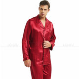 Mens Silk Satin Pajamas Set  Pajama Pyjamas Set  PJS  Set  Sleepwear  Loungewear  S,M,L,XL,2XL,3XL,4XL__Perfect  Gifts