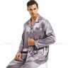 Mens Silk Satin Pajamas Set  Pajama Pyjamas Set  PJS  Set  Sleepwear  Loungewear  S,M,L,XL,2XL,3XL,4XL__Perfect  Gifts