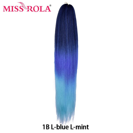 MISS ROLA Synthetic Kanekalon Hair Jumbo Braids 24 Inches100g Yaki Straight Hair Extension Pre Stretched Blonde Pink Wholesale