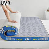 UVR Natural Latex Mattress High Rebound Memory Foam Filling Student Tatami Bedroom Hotel Folding Double Mattress Full Size