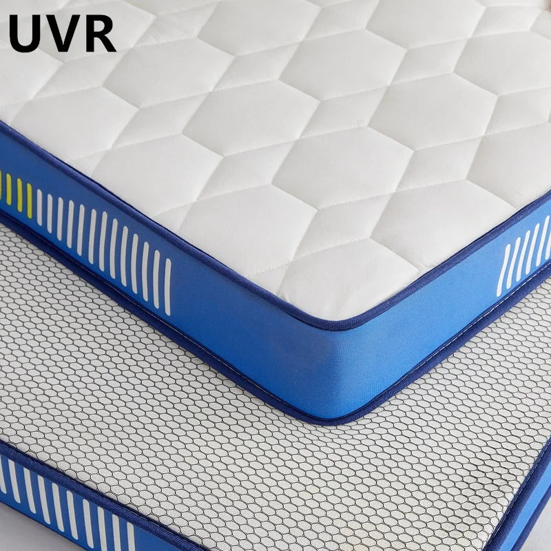 UVR Natural Latex Mattress High Rebound Memory Foam Filling Student Tatami Bedroom Hotel Folding Double Mattress Full Size