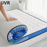 UVR Natural Latex Mattress High Rebound Memory Foam Filling Student Tatami Bedroom Hotel Folding Double Mattress Full Size