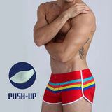 UXH New Hot Sexy Mens Swimsuit  Swimwear Male Sexy Swimming Wear Bathing trunks Shorts Men Surf Board Beach Pants Surfing Swim