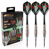 CUESOUL JAZZ-METAL 21/23/25g Steel Tip 90% Tungsten Dart Set with Integrated ROST Dart Flights and Wristband