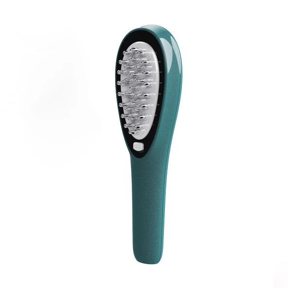 Electric Vibration Head Massager Comb Scalp Massage Color Light Care Treatment Stress Relax Hair Growth Oil Introduction Brush