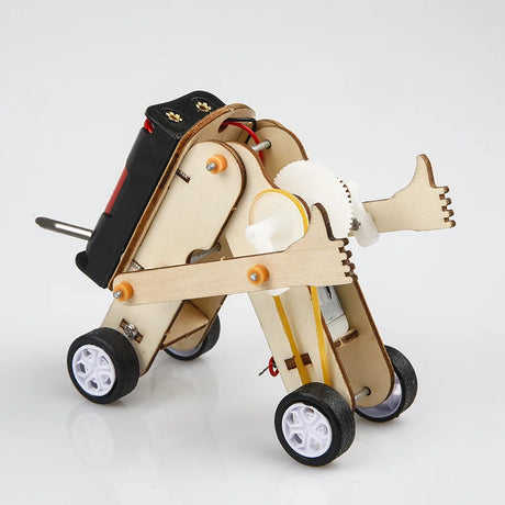 STEM Kits Wooden Toys for Children Robot Science Creative Inventions DIY Electronic Kit Technology Toys Assembly 3D Puzzles