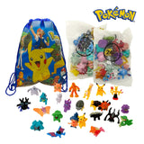 Pokemon Mini Figures 2-3CM  Anime Action Pikachu 24-144 Not Repeating Model Toy Kid Collect Dolls Birthday Gift Give Pokémon Bag