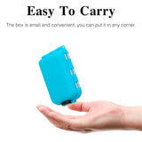 TSURINOYA 10 Compartments Fishing Tackle Boxes Lure Hooks Storage Case Mini Fishing Accessories Box With Independent Space