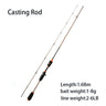 Ultra-light Fishing Rod Carbon Fiber Spinning/casting Lure Pole Bait WT 0.3-5g Line WT 2-6LB Super Soft Fast Trout Fishing Rods