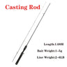 Ultra-light Fishing Rod Carbon Fiber Spinning/casting Lure Pole Bait WT 0.3-5g Line WT 2-6LB Super Soft Fast Trout Fishing Rods