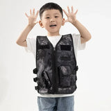 Uniform Soldier Militar for Tactical Military Training Boy Girls Vest Camouflage Special Kids Clothes Combat Cosplay Forces