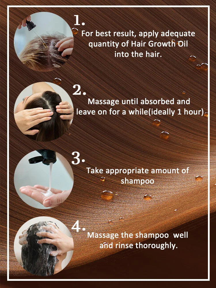 Unisex Hair Growth Oil Hair Loss Treatment Rapid Hair Growth Effective Baldness Repair Hereditary Postpartum Hair Loss