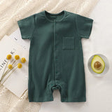 Unisex One-pieces 0 To 24 Months Clothes New born Short Sleeve Romper for Twins Boys Girls Cotton Summer Toddler Bodysuits  2023