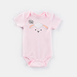 Unisex Short Sleeve Rompers for Baby Boys Girls Clothes 0-24M Cotton One-piece Bodysuits for Newborn Infant Kids Overalls Onesie