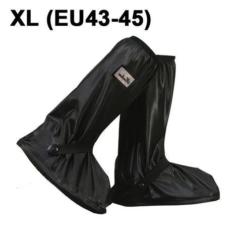 Unisex Waterproof Wear-resistant High-tube Motorcycle Rain Boot Covers Outdoor Travel Rain Shoe Covers Motocross Riding Sport