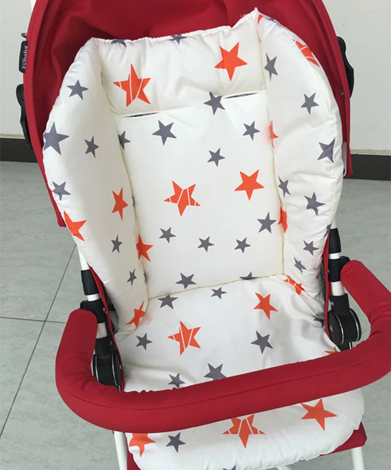 Universal Baby Stroller Seat Cover Cotton Mat Kids Pushchair Cart High Chair Seat Cushion Baby Stroller Cushion Pram Liner Pads